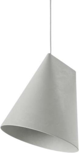 Moebe Ceramic Pendant, Wide Light Grey Str H 23 x W 23 x D 23,5 cm - P...