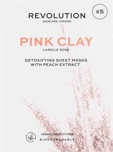 Revolution Revolution Skincare Biodegradable Detoxifying Pink Clay She...