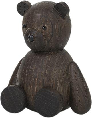 Lucie Kaas Teddy, Smoked oak M¿Rkebrun Str 9 cm - Figurer hos Magasin