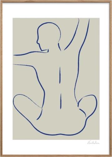 Poster & Frame Body 01 Flerfarvet Str 50x70 - Plakater hos Magasin