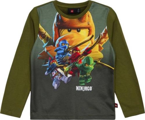 LEGO kidswear/LEGO børnetøj Lwtano 619 T-shirt L/S Str 128 cm - Dark K...