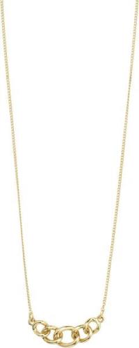 Pilgrim Wrenley Recycled Necklace Goldplated one size - Halskæder Med ...