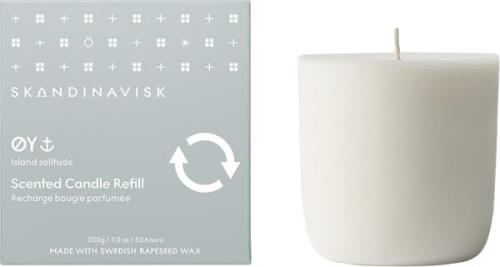 Skandinavisk ØY Scented Candle Refill 200g Kvindeduft 200 G - Duftlys ...