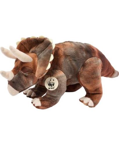 Bon Ton Toys WWF Triceratops Brown/beige 23 cm - 9 cm - Bamser hos Mag...