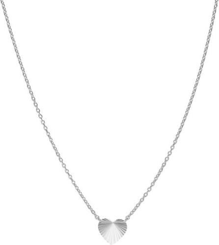 Jane Kønig Reflection Heart Necklace, Sterling Silver One Size - Halsk...