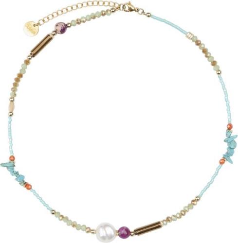 Sui Ava Sunbed Mood Necklace ONE SIZE - Perlearmbånd hos Magasin