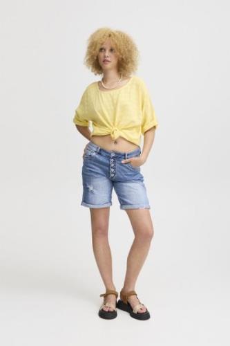 Sorbet Sbguddi Denim Shorts Kvinde Jeans Blue Denim Shorts Str L Denim...