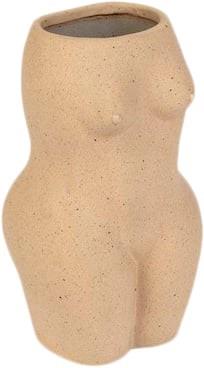 Doiy Vase Body Vase, Small Sand Str 9,5 x 10,5 x 18,5 cm - Vaser hos M...