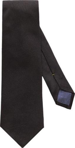 ETON Black Basketweave Tie 80 - Slips hos Magasin