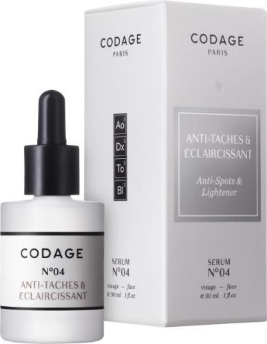 Codage Serum No. 4 Anti Spots & Ligthening 30 ml. 30 ml - Serum hos Ma...