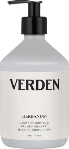 VERDEN Verden Hand and Body Balm 500 ml Herbanum 500 ml - Håndcreme ho...