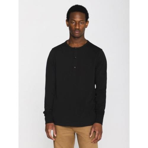 Knowledge Cotton Apparel BO Long Sleeve Henley Gots/vegan Mand 1300 La...