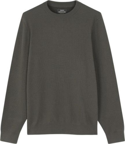 Mads Nørgaard - Copenhagen Tight Cotton Emil Knit Mand Grøn Sweaters S...