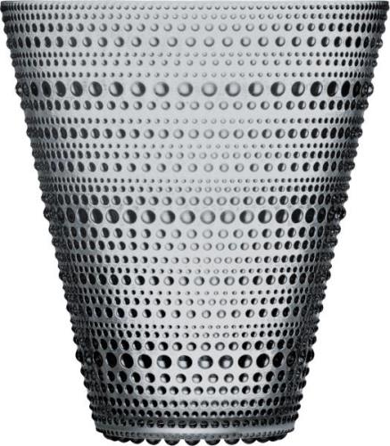 Iittala Kastehelmi Vase 154mm GRÅ Grå Str 154MM - Vaser Glas hos Magas...