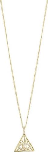 Pilgrim Focus Recycled Necklace Goldplated one size - Halskæder Med Ve...