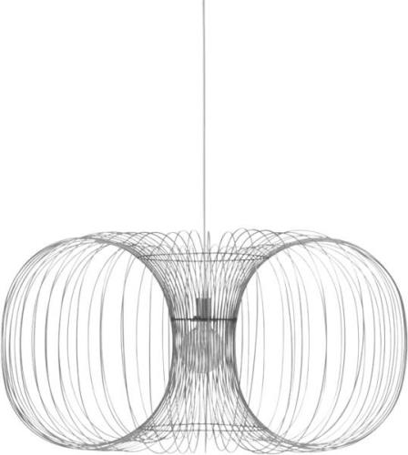 Normann Copenhagen Coil Lamp Ø110 x H56,5 0008 - Pendler Stål hos Maga...