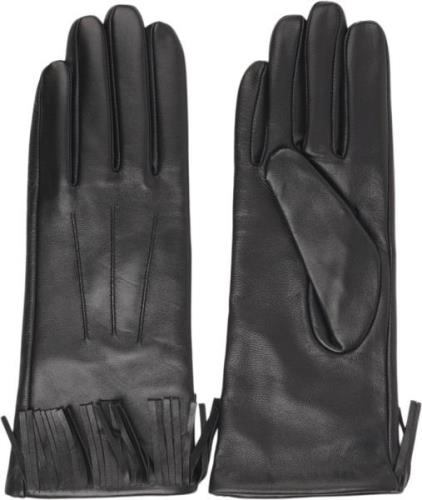 Lovelies Pordenone Leather Gloves W/ Fringes AND Cashmere Lining L - H...