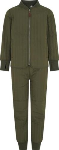 En Fant Thermal Set Solid Str 128 - Ivy Green Termosæt- & Dragter Nylo...