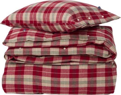 Lexington Ternet Flannelsengesæt Red/beige/green/white Str 140x220/60x...