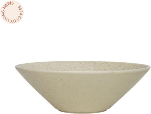 OYOY Living Design Yuka Bowl Large Reactive Olive - Serveringsskåle ho...