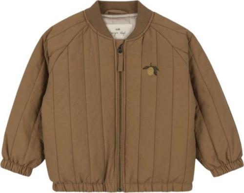 Konges Sløjd Juno Bomber Jacket Str 12M - Tobbaco Brown Termojakker Bo...