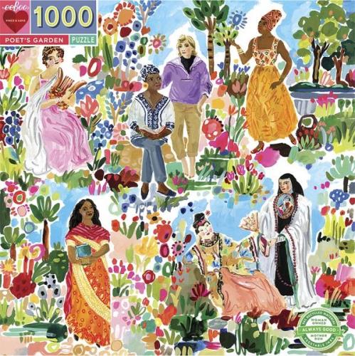 eeBoo Eeboo Puslespil 1000 brk - Poet's Garden - Puslespil hos Magasin