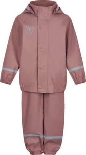 Color Kids Rain Set Solid PU Str 128 - Ash Rose Regntøj hos Magasin