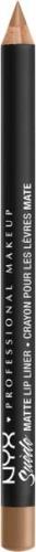 NYX PROFESSIONAL MAKEUP Suede Matte Lip Liner 1 G - Lipliner hos Magas...