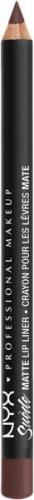 NYX PROFESSIONAL MAKEUP Suede Matte Lip Liner 1 G - Lipliner hos Magas...