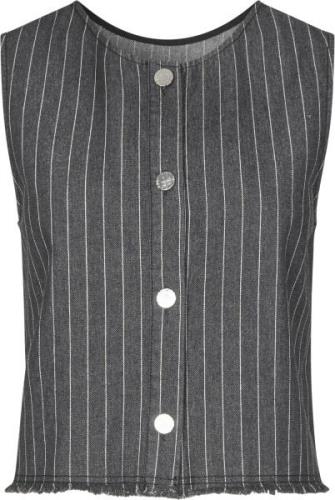 Baum und Pferdgarten Madine Kvinde Black Pinstripe Denim Veste Str 40 ...