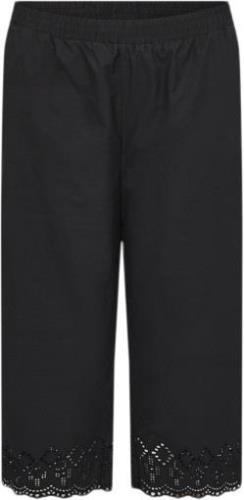 Wasabiconcept Wafay 2 Kvinde 9999 Black Capri Bukser Str 42/44 - Bomul...