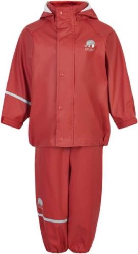 CeLaVi Basic Rainwear set Solid PU Str 140 Unisex - Baked Apple Regntø...