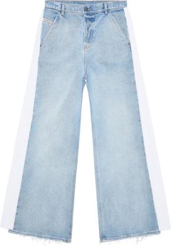 Diesel Dsire-work-s1 Trousers Kvinde 01 Wide Jeans Str 30 - hos Magasi...