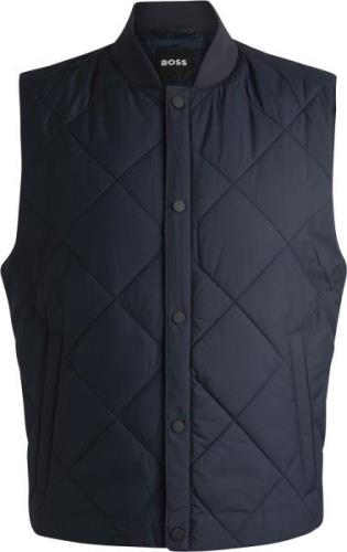 BOSS Pcanopus Mand Dark Blue Veste Str 46 - hos Magasin