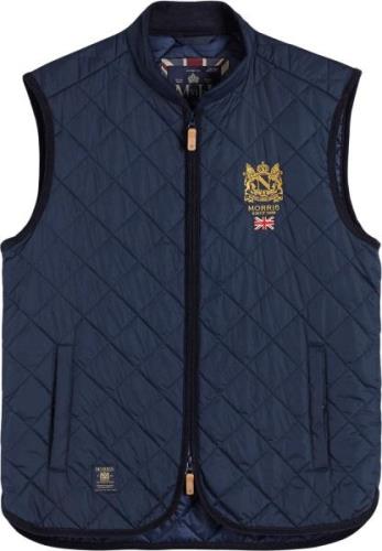 Morris Stockholm Trenton Quilted Vest Mand Old Blue Veste Str L - hos ...