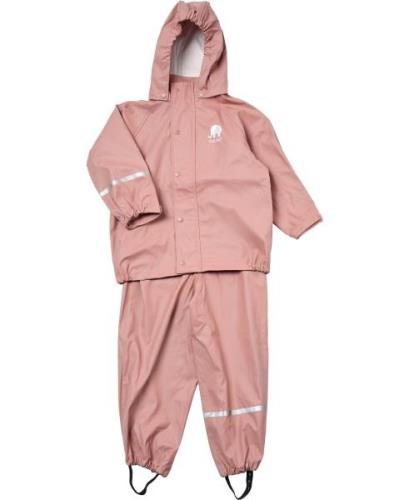 CeLaVi Basic Rainwear set Solid PU Str 140 Unisex - Burlwood Regntøj h...