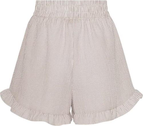 A-VIEW Sonja Shorts Kvinde Sand/white Casual Shorts Str 40 - hos Magas...