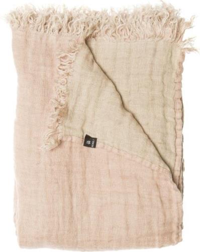 Himla Hannelin Throw Nude Str 130x170 cm - Plaider hos Magasin