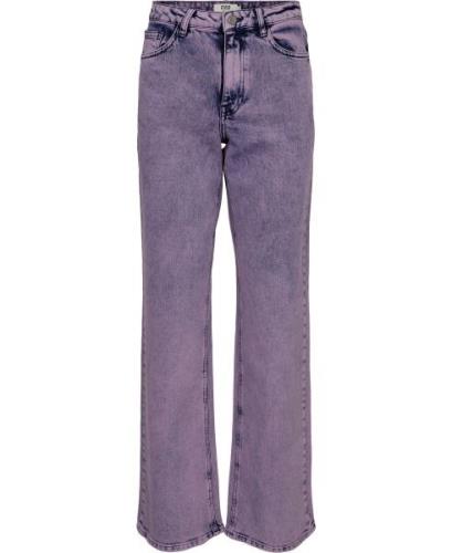 Magasin Angel 2O Kvinde Dewberry Acid Dye Straight Jeans Str L Bomuld