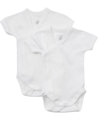 Petit Bateau 2 Bodies Naiss MC Varian3m Str 3M - Variante 1 Kortærmede...