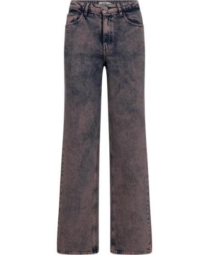 Magasin Angel 2O Kvinde Warm Sand Acid Dye Straight Jeans Str L Bomuld