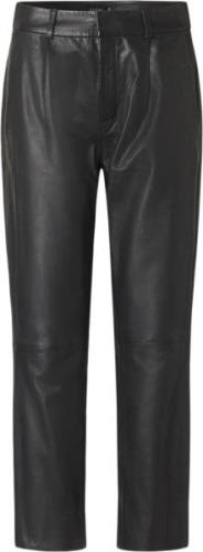 IVY Copenhagen Ivyali Kylie Leather Pant Kvinde Black Læderbukser Str ...