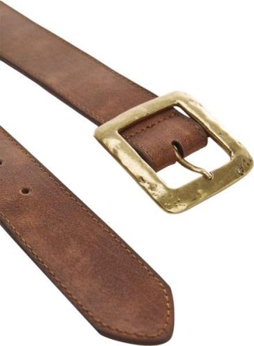 MANGO Textured Square Buckle Belt M - Bælter hos Magasin