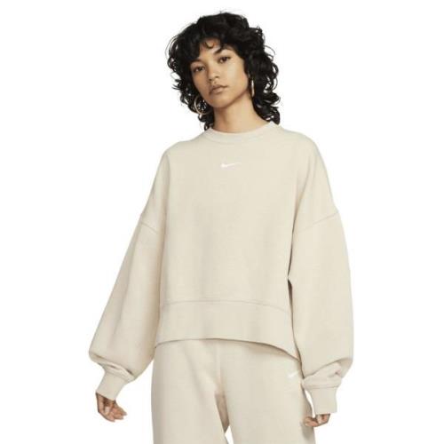 Nike Sportswear Collection Sweatshirt Kvinde Sanddrift/white Sweatshir...