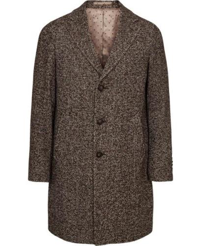 Sand 7451 Retro Coat Mand Brun Frakker Str 48 - hos Magasin