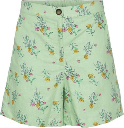 YAS Yasmeadowfield HW Shorts Show Kvinde Opaline Green/meadowfield Aop...