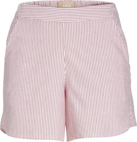 JJXX Jxsiva Oxford Shorts WVN Kvinde Fiery Red/stripes Casual Shorts S...