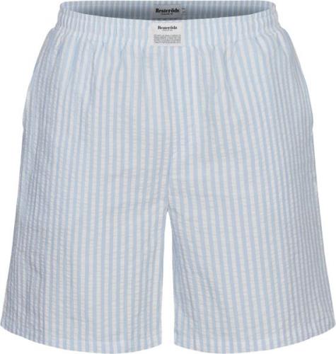 Resteröds Seersucker Shorts Mand Multifarve Casual Shorts Str L - hos ...