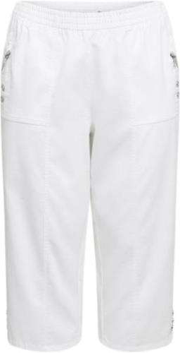 Wasabiconcept Waemily 2 Kvinde 1000 White Capri Bukser Str 42/44 - Bom...