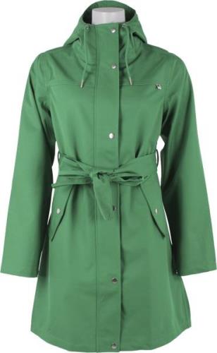 Danefæ Rainlover Raincoat Kvinde Green Regnjakker Str L - hos Magasin